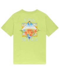 CASABLANCA - Flower Court Crewneck T-Shirt - Lyst