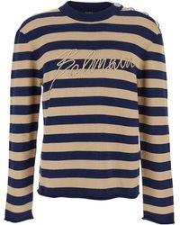 Balmain - Stripes Sweater - Lyst