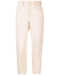 Stella McCartney - Contrast Stitched Cropped Trousers - Lyst