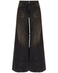 DIESEL - D-Akii Wide Leg Jeans - Lyst