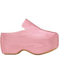 JW Anderson - Moiré Platform Muller Shoes - Lyst