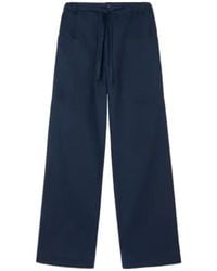 Tod's - Poplin Wide-Leg Pants - Lyst