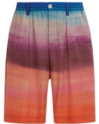 Marni - All-Over Printed Bermuda Shorts - Lyst