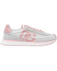 Dolce & Gabbana - Dg Logo Printed Low-Top Sneakers - Lyst