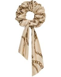 Celine - Chains Bow Scrunchy - Lyst