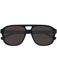 Gucci - Eyewear Pilot Frame Sunglasses - Lyst