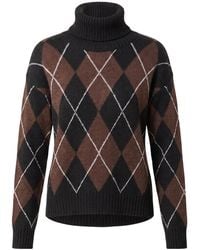 Aniye By - Argyle-Knit Roll-Neck Sweater - Lyst