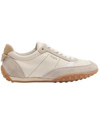 Tod's - Sportiva 13M Panelled Leather Sneakers - Lyst