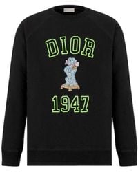 Dior - Homme Logo Embroidered Crewneck Sweatshirt - Lyst