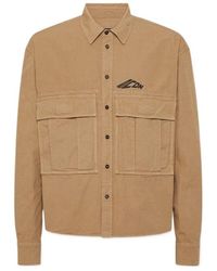 DSquared² - Icon Logo Printed Long-Sleeved Shirt - Lyst