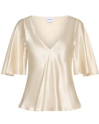 Marella - Silk Satin Blouse - Lyst