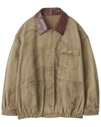 Ssstein - Sulfur-Dyed Oxford Vintage Jacket - Lyst