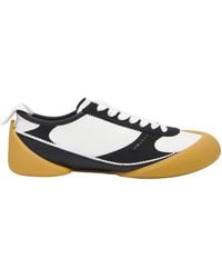 McQueen - Apos;S Flexion Leather Low-Top Sneakers - Lyst