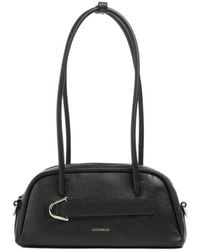 Coccinelle - Logo-Lettering Zipped Shoulder Bag - Lyst