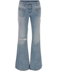 Palm Angels - Distressed Flared Jeans - Lyst