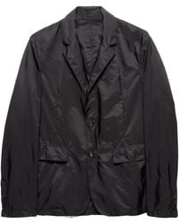 Prada - Re-Nylon Single-Breasted Tailored Blazer - Lyst