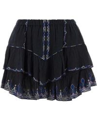 Isabel Marant - Isabel Marant Étoile Jocadia Elasticated Waistband Shorts - Lyst