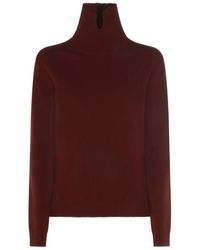 Jil Sander - Ribbed High-Neck Knitted Sweater - Lyst