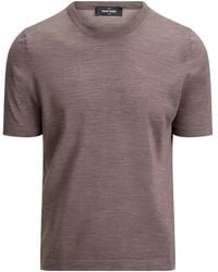 Gran Sasso - Short-Sleeve Wool T-Shirt - Lyst