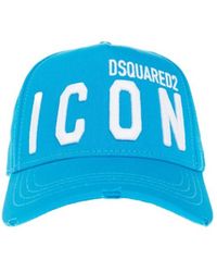 DSquared² - Icon Logo-Detail Cap - Lyst