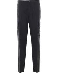 Stone Island - Wide-Leg Logo-Patch Cargo Pants - Lyst