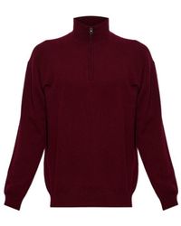 Lisa Yang - Augustus Half-Zip Knitted Sweater - Lyst