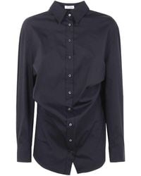 Brunello Cucinelli - Button-Down Draped Shirt - Lyst