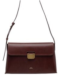 A.P.C. - Simone Flap Shoulder Bag - Lyst