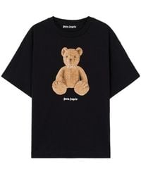 Palm Angels - Bear Printed Crewneck T-Shirt - Lyst