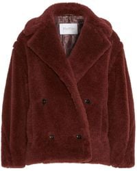 Max Mara - Double-Breasted Teddy Coat - Lyst