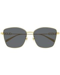 Gucci - Eyewear Square-Frame Sunglasses - Lyst