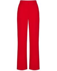 Valentino - High Waist Cropped Trousers - Lyst
