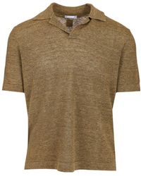 Jacob Cohen - Linen Polo Top - Lyst