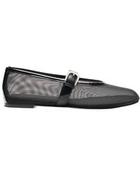 Stuart Weitzman - Round-Toe Flat Shoes - Lyst