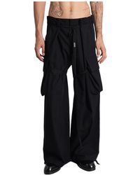 Ann Demeulemeester - Iben Wide-Leg Cargo Pants - Lyst