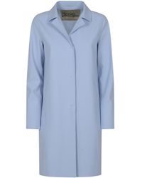 Herno - Single-Breasted Long-Sleeved Coat - Lyst