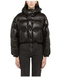 Prada - Logo Hooded Down Jacket - Lyst