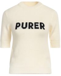 Sportmax - Two-Tone Lightweight Knit Short-Sleeve Top - Lyst