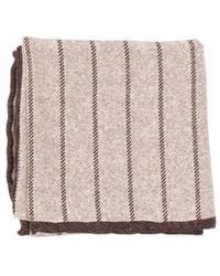 Brunello Cucinelli - Striped Pocket Square - Lyst
