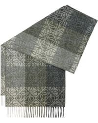 Loewe - Anagram Fringed Scarf - Lyst