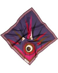 PUCCI - Pucci Graphic Print Silk Scarf - Lyst