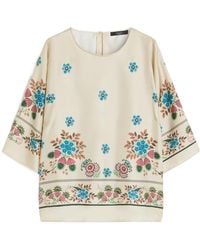Weekend by Maxmara - Samba All-Over Printed Blouse - Lyst