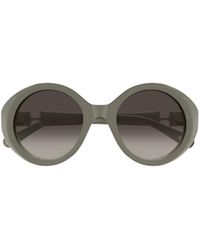 Chloé - Chloé Eyewear Round Frame Sunglasses - Lyst