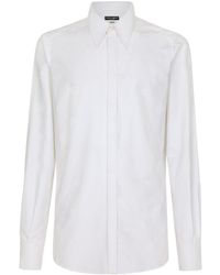 Dolce & Gabbana - Dg Monogram Jacquard Martini-Fit Shirt - Lyst
