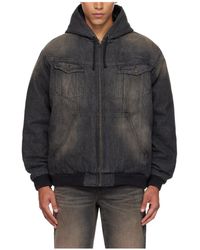 Egonlab - Hooded Denim Jacket - Lyst