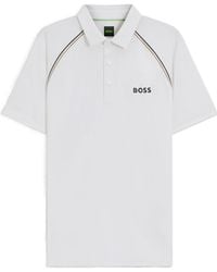 BOSS - Boss Contrast Trim Short Sleeve Polo Shirt - Lyst