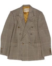 Valentino - Double-Breasted Suit Jacket - Lyst