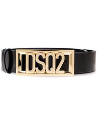 DSquared² - Logo Plaque Buckle Belt - Lyst