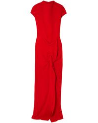 TOVE - Beth Draped Maxi Dress - Lyst