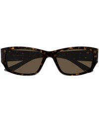 Balenciaga - Eyewear Rectangle Frame Sunglasses - Lyst